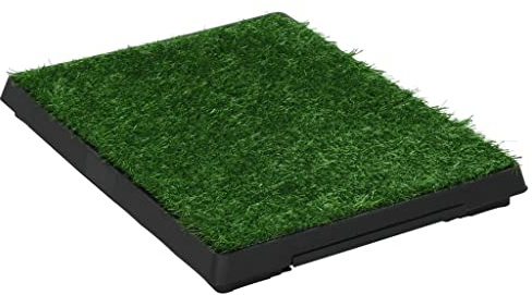 vidaXL Inodoro Mascotas con Bandeja césped Artificial Verde 63x50x7 cm