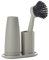 Zone Denmark Singles Washing Up Set, 3 Pieces with Washing Up Brush, Detergent Dispenser and Holder, Mud
