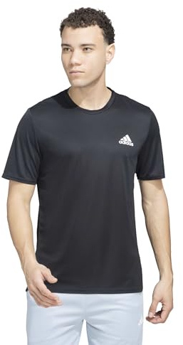 Adidas Mens Designed for Movement T-Shirt, Black, Large, Tall