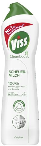 Viss Scheuermilch Original effektives Reinigungsmittel 100% kraftvoll gegen Fett und Schmutz mit 100% natürlichen Reinigungspartikeln 500 ml