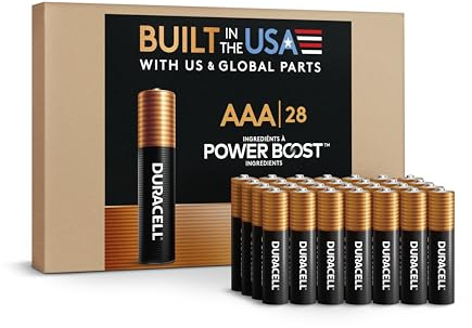 Duracell Coppertop AAA Alkaline Batteries With Power Boost Ingredients, 28 Count (Pack Of 1), Long-Lasting Alkaline In Re-Closable Pack For Quick Access And Organized Storage