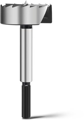 Forstnerbohrer 60mm für Holz, Forstner Bits durchmesser 60mm, Länge 150mm mit 12mm Sechskant Schaft