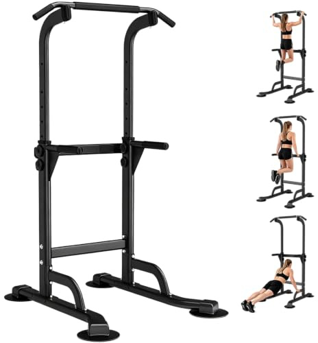 WATBKHE Power Tower, Barre de Traction Autoportante, Station Dips