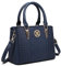 Miss Lulu Handtasche Damen Mittelgroß Henkeltasche Elegante Schultertasche Tasche für Damen mit Lychee Muster damenhandtasche aus PU Leder mit Abnehmbarer Schultergurt