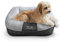 TrendPet LunaLounge Kuschelbett für Hunde und Katzen in 3 Größen und Farben (L, Grau)