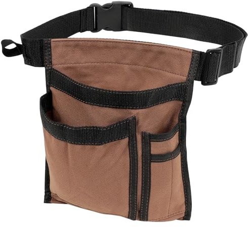 JOINDO Wasserabweisende Werkzeugtasche mit 5 Taschen, Hüfttasche für Schreiner, Werkzeuggürteltasche für Garten, leichte Bauchtasche