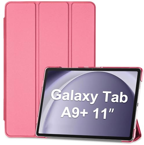 ProCase Cover per Samsung Galaxy Tab A9 Plus 11 Pollici 2023, Custodia Galaxy Tab A9+ [SM-X210/X215/X216/X218], Smart Cover per Samsung Ultra Sottile Leggero -Melonpink