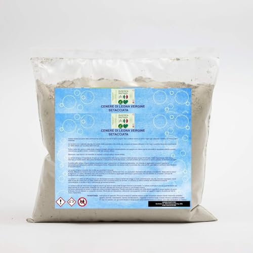 Cenere di Legna Vergine Integrale 1 kg Busta SETACCIATA 1 Millimetro (m)