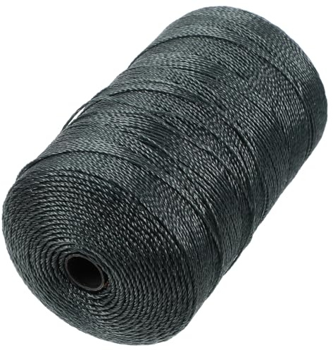 HOMOCONO Cuerda De Nailon Trenzada para Redes De Pesca y Reparación Resistente y Duradera Adecuado para Pesca y Actividades Al Aire