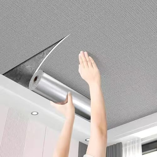 Vllentin Pannelli per Soffitto Confezione,Pannello Polistirolo Decorativo,Piastrelle per Soffitto A Goccia,Pannelli per Soffitto in Plastica Adesivi,Soffitti Rivestimento