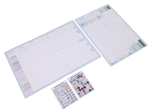 LOLIPPYY Calendario da Parete Annuale 2026 Planner Mensile 2 Pezzi 75X52 CM Grande Formato per Casa Ufficio Scuola Pianificazione Familiare e Professionale Resistente e Riutilizzabile