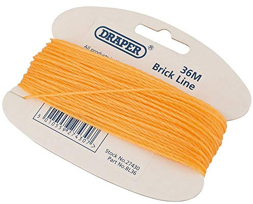 Draper 27430 Brick Line, 36m Length, Blue