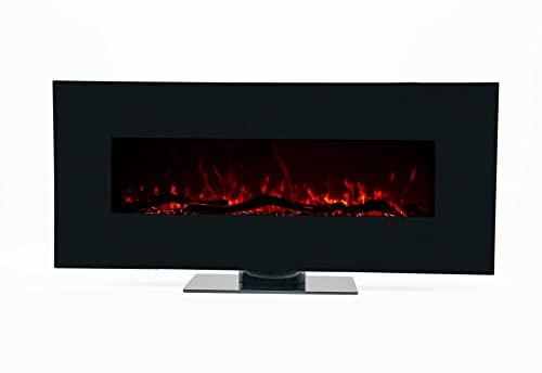 KEKAI Chimenea ELECTRICA Mural/Mesa C/Efecto Llama Y Calefactor 1600W. Minnesota Marca