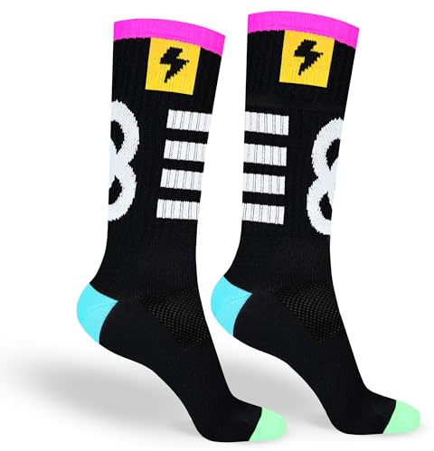 Sport-Socken für Männer und Frauen - Ideale Socken für Laufen, Basketball, Radfahren und Padel - Inshock Barcelona