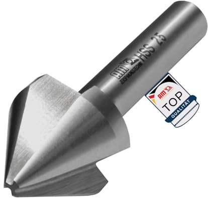 Avellanador DIN 335 60-90 120 grados HSS avellanador de desbarbado 60° 16,5 mm