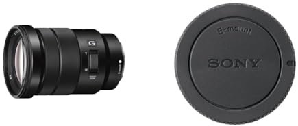 Sony E PZ 18-105 mm f/4.0 G | APS-C, Power Zoom Lens (SEL18105G) & ALC-B1EM Body Cap for E Mount Cameras