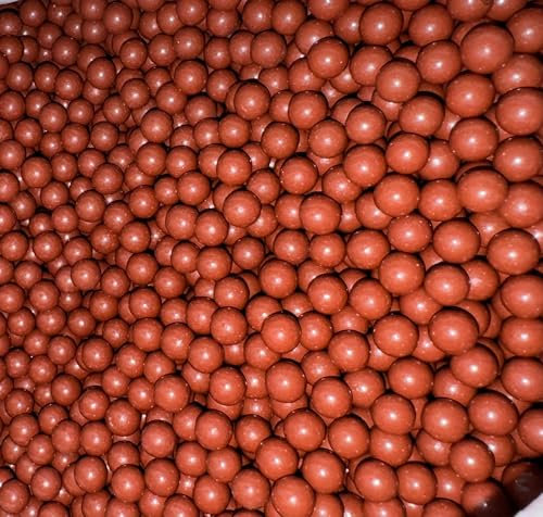 Tonkugeln Steinschleuder Munition 500g - 5000g Biologisch Abbaubar 8mm / 10mm / 12mm Schleudermunition Zwillen Kugeln Schleuder Slingshot Mudballs Clay Balls (1000g, ca. 8mm)