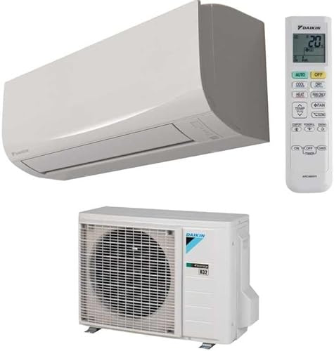 Daikin Sensira 2026 FTXF35F + RXF35F - Aire acondicionado monosplit 12000 BTU Inverter R32 A++ con Wi-Fi integrado, nuevo modelo 2026, controlable desde la aplicación Onecta de Daikin