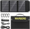 MARBERO 30W Cargador Solar Portátil, Panel Solar Plegables Impermeable Placa Solar Plegable con 4 Puertos para Camping, iPhone, iPad, Ordenador Portátil, Generador Portátil