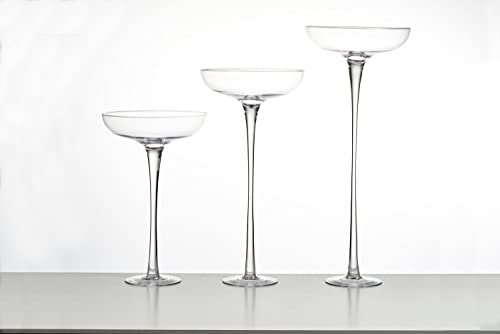 INNA-Glas Bicchiere da Margarita XXL Hazel con Piede, Trasparente, 60 cm, Ø37 cm - Bicchiere da Cocktail