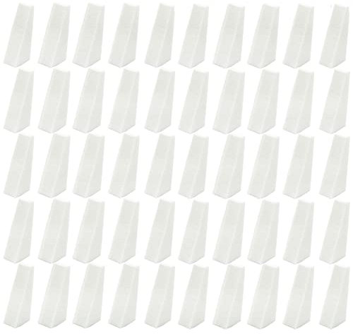 50 Stück Makeup Schwämmchen Dreieckige, Makeup Schwämmchen Waschbare, Make-up-Schwammkeile Gesichtsschwamm, Kosmetik Schwämmchen Makeup Schwamm Klein für Puder, Creme, Flüssigkeit