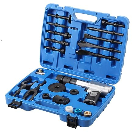 Lfhelper 12stk Druckluft-Meißelhammer Set 2200r/min Druckluft Meisselhammer
