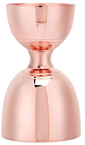 Acier en acier inoxydable Cocktail Jigger Mixer Bartending Tool for Home Bar Party Accessoire (Or rose)