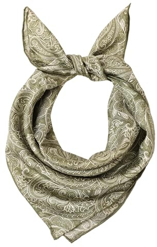 Prettystern écharpe foulard en soie roulée à la main femme homme unisexe pure soie bandana été