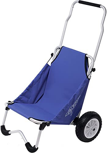 ASCAN Surf Buggy - für den Transport von Sport und Freizeit Zubehör, wie Surfboard Kanu, Kajak, Surfbrett - Zuladung 50kg 107 x 66 x 77cm, 4,7kg - kann als Sitz (100kg) verwendet werden. by Ascan