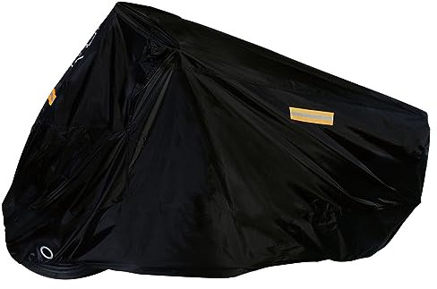 PMK Grupo - Telo Coprimoto Impermeabile 210D | Copertura universale per motociclette e scooter, Custodia protettiva per esterni con blocco antifurto | 265cm XL