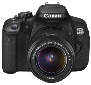 Canon EOS 650D Digital SLR Camera - Black (Inc. 18-55mm f/3.5-5.6 IS II Lens Kit) (Renewed)