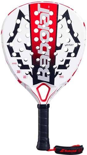 Babolat Technical Veron Juan Lebron Padel Racket (White/Black/Red)