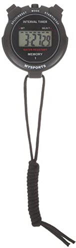 Milisten Montre De Course À Pied Chronomètre Numérique pour Arbitres Écran Construction en Plastique