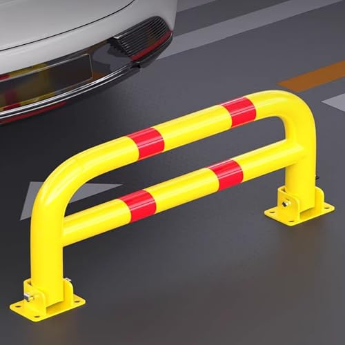 FYRDTNG Poste de bolardo de Seguridad for Suelo con Perno,Bloqueador de Espacio de estacionamiento, bolardo de Seguridad de Alta Resistencia con Cerradura, bolardo for Control de tráfico(60cm/23.6in)
