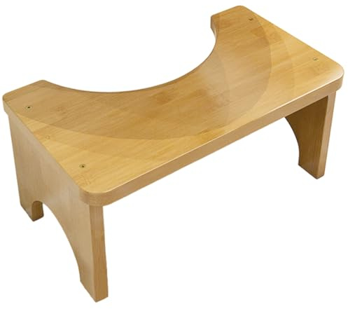 Ihdjasg Tabouret WC pour Adultes,Marche en Bois pour Le Siège De Toilette | Marchepied Multifonctionnel pour Toilettes - pour Adultes Et Personnes Âgées, Maison, Salle De Bain, Douche, Camping,
