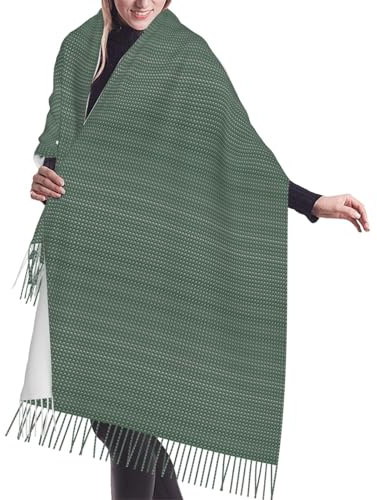 Aubnva Fotboll boll tryck fransad halsduk för kvinnor elegant elegant elegant varm mjuk höst vinter semester sjal wrap