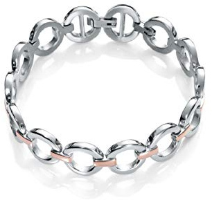 Viceroy Pulsera Chic de Acero IP Rosa formada por eslabones Redondos