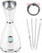 Vapor facial, actualización Nano Ionic Facial Vaporizador Spa Para Poros Caliente Niebla Humidificador Atomizador Pulverizador Para Hogar Sauna SPA Hidratante Limpieza Profunda Mujer Hombre