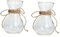 IMIKEYA Lot De 2 Vases en Verre pour Plantes Hydroponiques Contenants Décoratifs pour Bulbes De Jacinthe