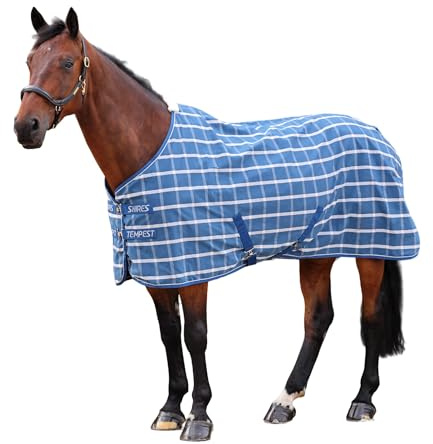 Tempest - Couverture de Box pour Chevaux Original (213 cm) (Bleu Sarcelle)