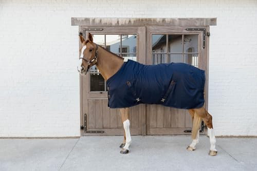 Kentucky Horsewear – Manta clásica de establo – azul marino – 130-6'0 0 gr