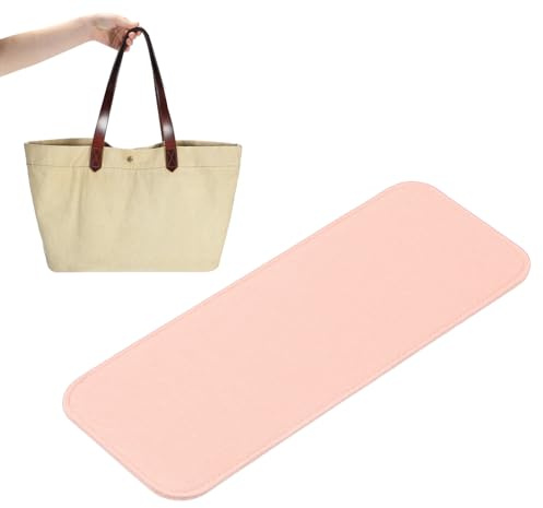 PATIKIL Formador De Base De Fieltro 12x5 Pulgadas, Insertar Tablero Forro De Bolso Formador De Fondo De Bolsa Esquina Arqueada para Bolsos De Mano Bolso Tote Bolso Bandolera Mochila, Rosa