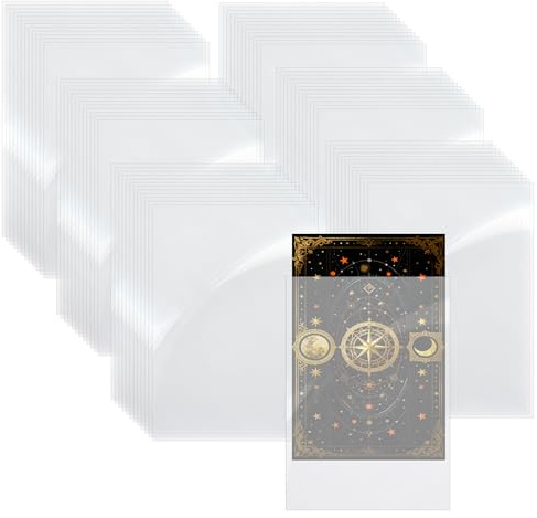 300 pezzi Sammelkarten Hüllen, trasparenti Sammelkartenhüllen, Penny Sleeves für Fußballkarten Spielkarte Baseball MTG TCG Basketballkarten Yugioh Hüllen, custodie per carte collezionabili (65 x 90 mm