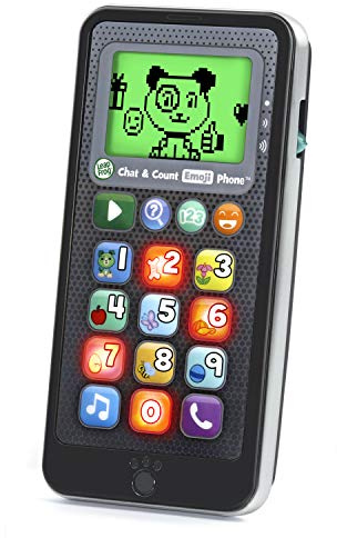 LeapFrog Chat and Count Emoji Phone, Black