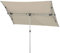 Schneider Sonnenschirm Novara, natur, 190 x 140 cm rechteckig, 758-02, Gestell Alu/Stahl, Bespannung Polyester, 5 kg