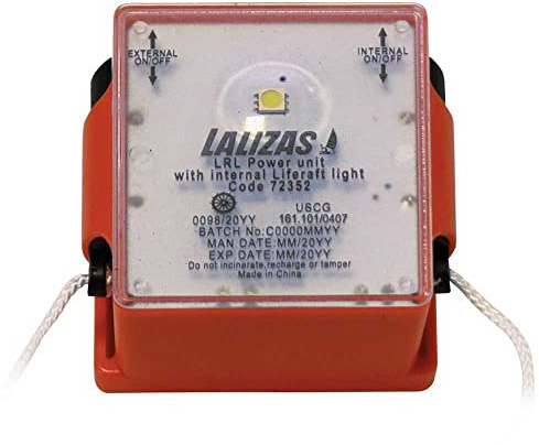 Lrl Unidad De Alimentación Con Luz Interna Balsa Salvavidas, Solas/Med/Uscg marca LALIZAS