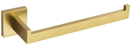 TURS Rieles de Toalla,Sus 304 de Acero Inoxidable de Las Barras de la Toalla de Estante montado en la Pared de la Toalla Titular Accesorios de baño,Tornillos de Montaje, Oro Cromado Cepillado