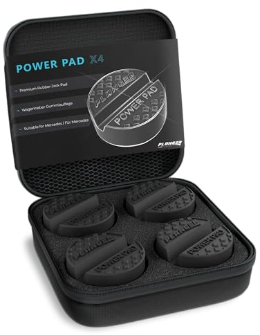 PLANGER® Power Pad Flat – 4 x premium gummidomkraft, universal