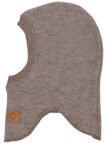 Mikk-line ull fullface – Oeko-Tex standard 100 certifierad – barnbeanie att bära – unisex design, melange denver, 9-12 månader