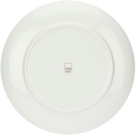 THUN - Juego de 2 platos llanos de porcelana, diámetro 27 cm, colección Happy Elegance